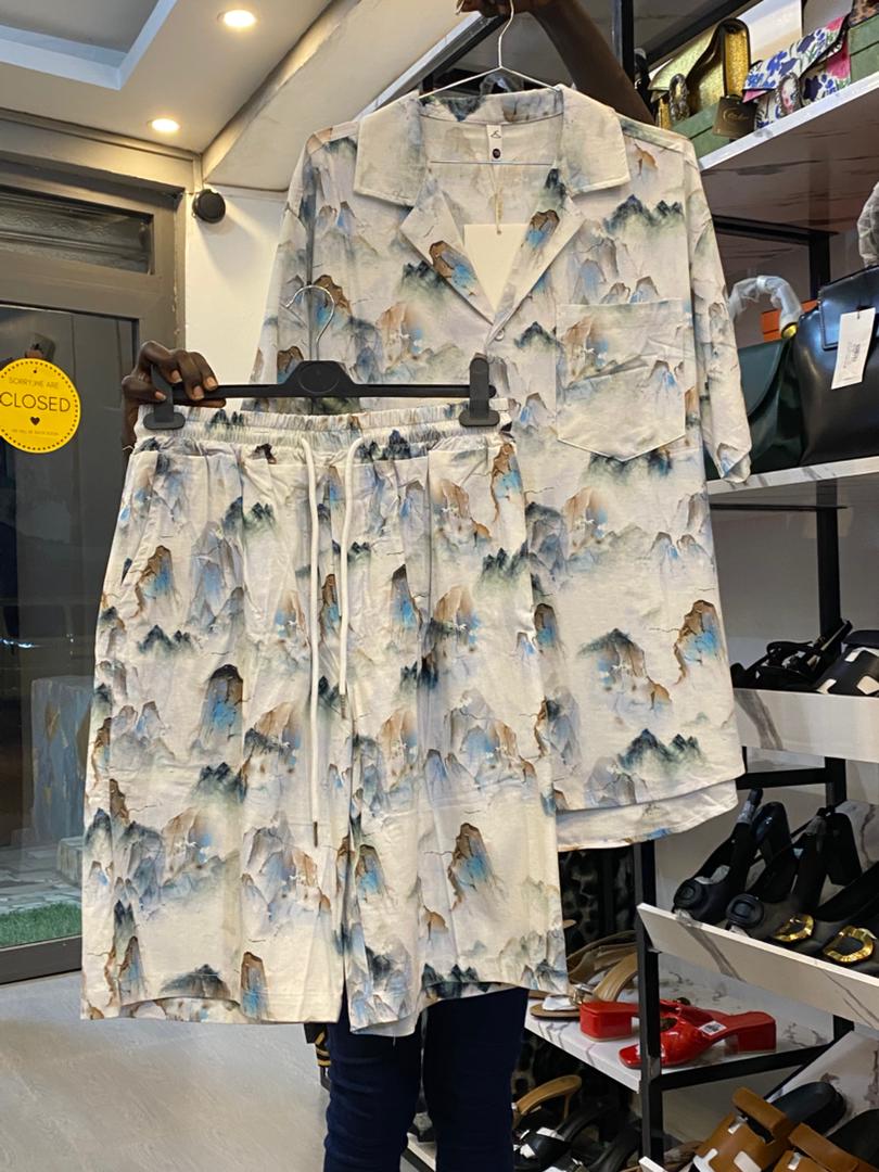 Men’s cotton 2pc shorts