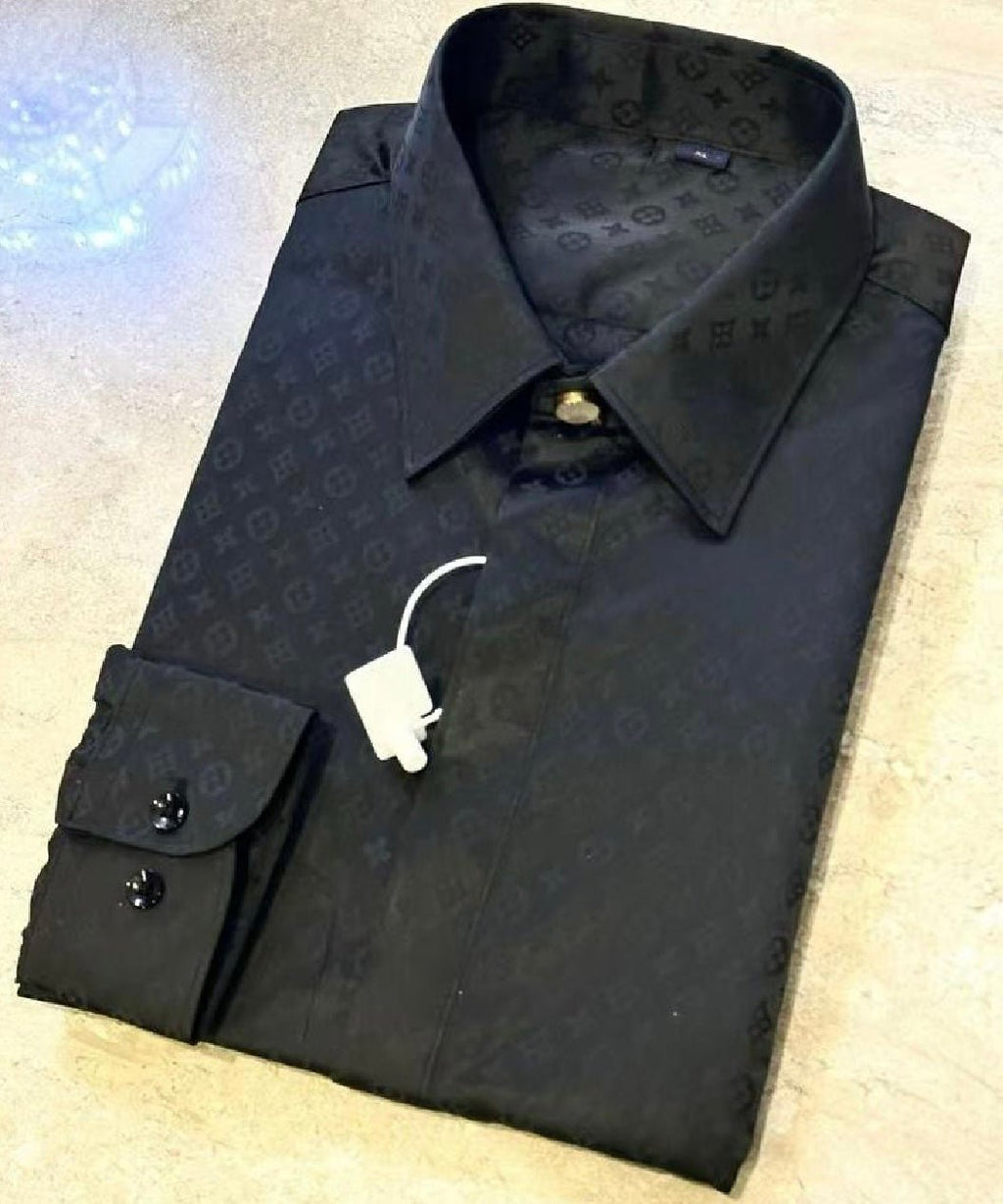 Men’s Lv embossed shirt - BerLuxe Haven