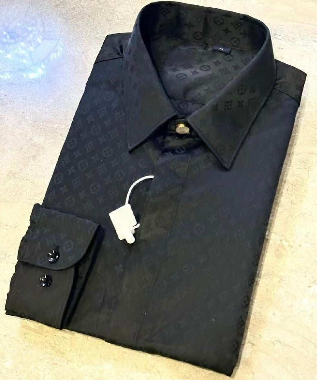 Men’s Lv embossed shirt - BerLuxe Haven